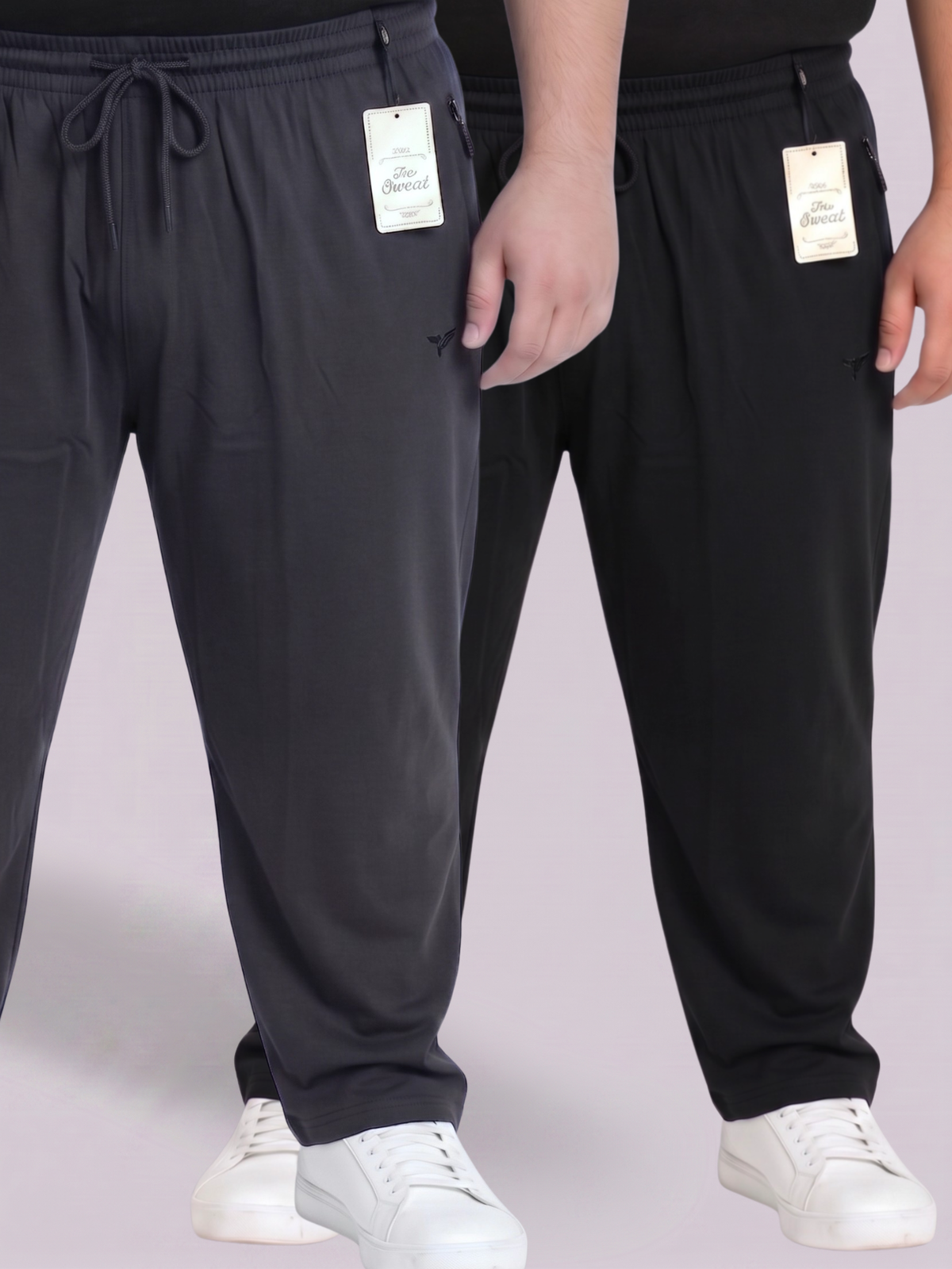 Pack of 2 Plain Cotton Jersey Trousers | Summer Edition