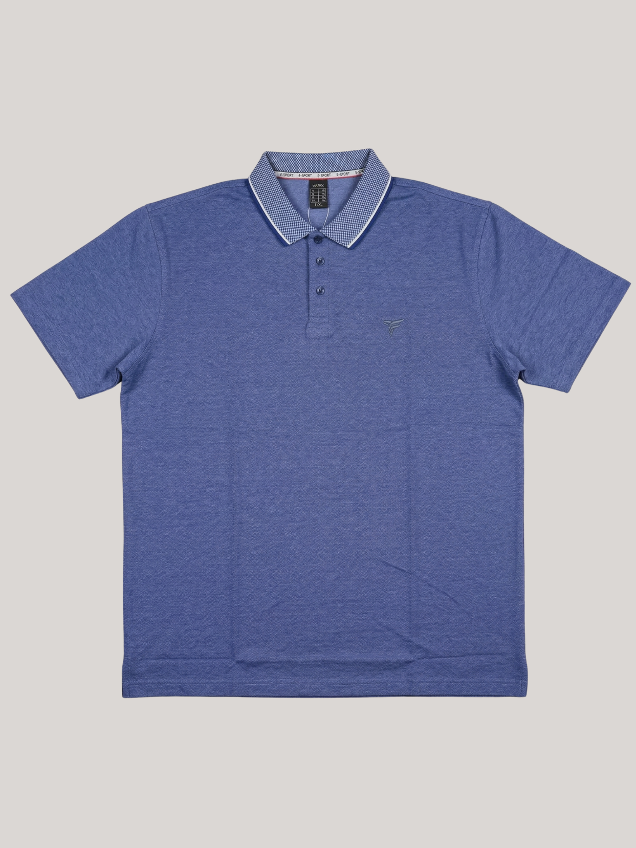 Royal Blue Bird Eye P.Q Polo Shirt