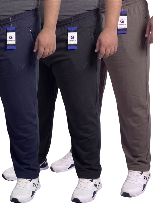 Pack of 3 Pk Polo Fabric Trousers| Best For Exercise | Summer Edition