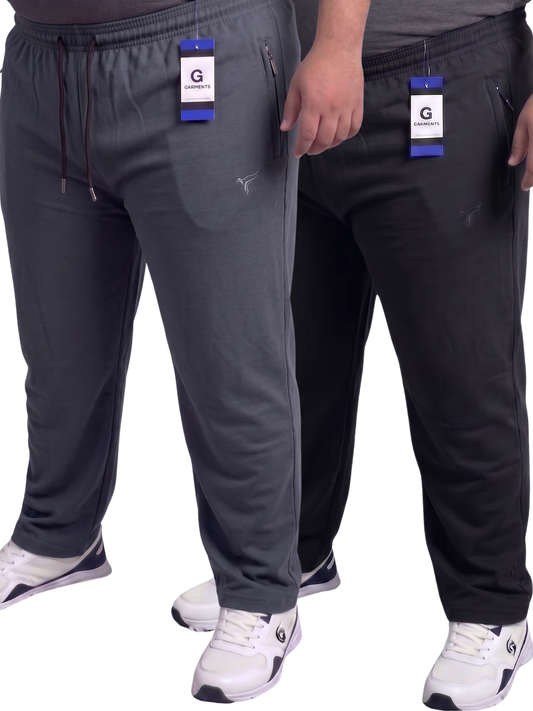 Pack of 2 Pk Polo Fabric Trousers| Best For Exercise | Summer Edition