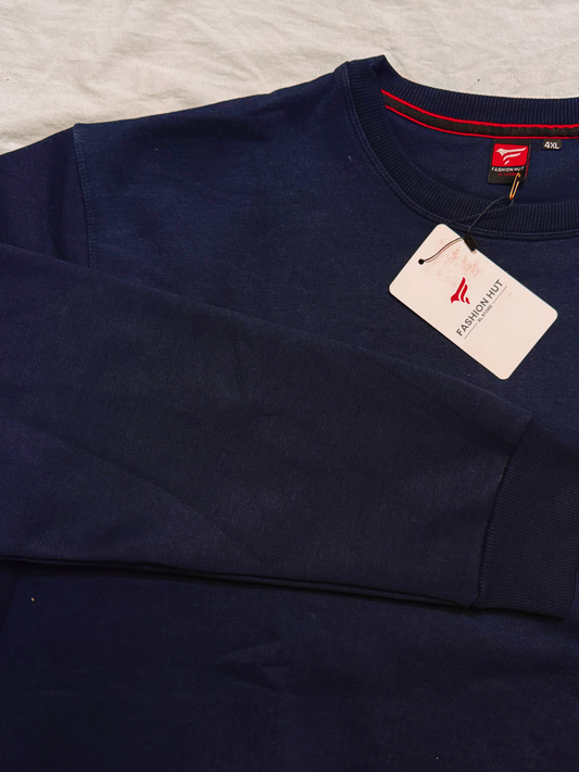 Dark Blue Premium Fleece Sweatshirt — Winter Edition