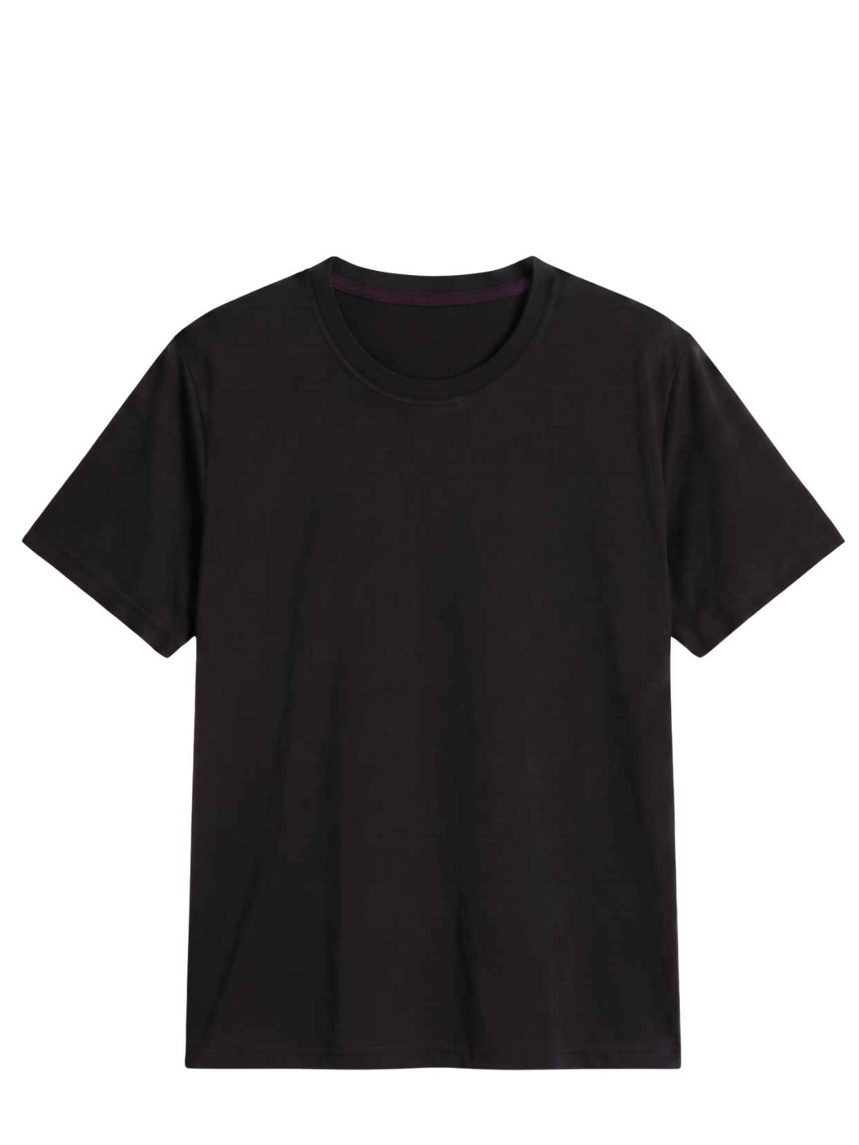 Fresh Cotton Jersey Jet Black Round Neck T-Shirt | Summer Edition