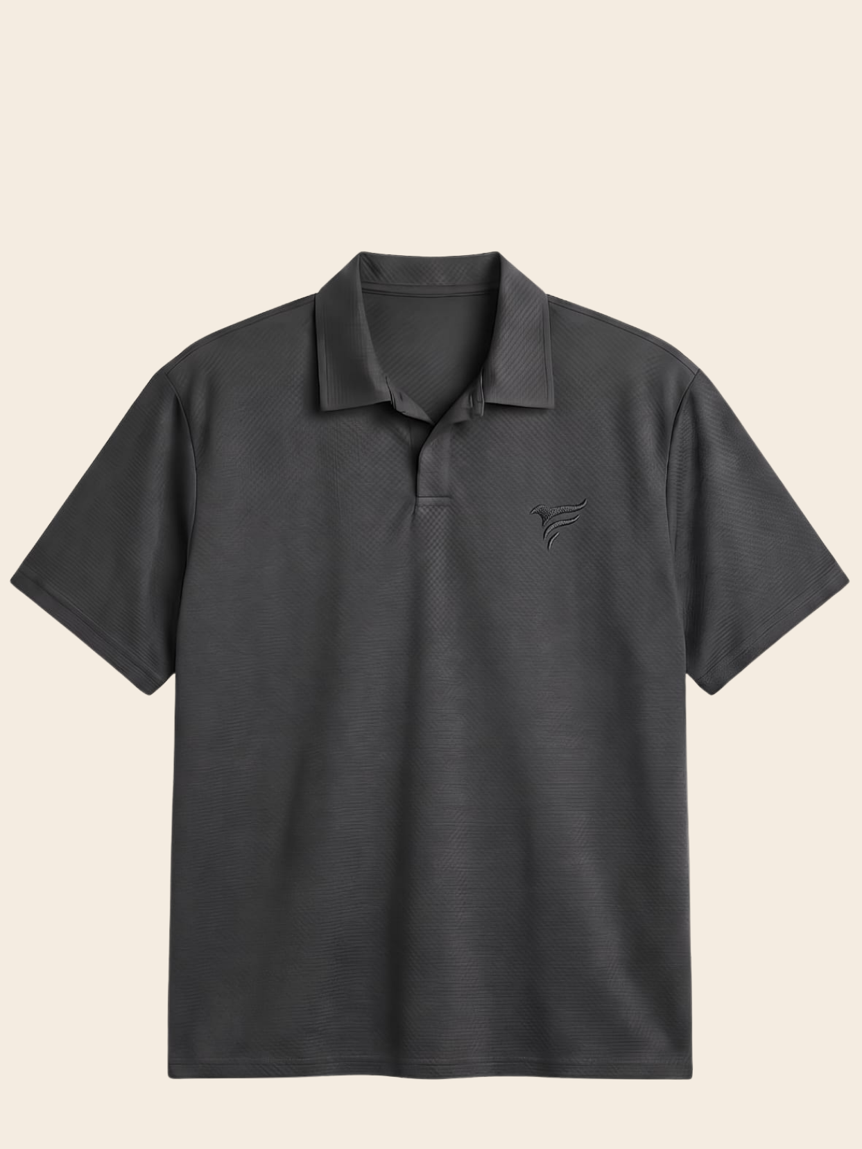 Grey Lycra johnny Collar Polo| Summer Fit