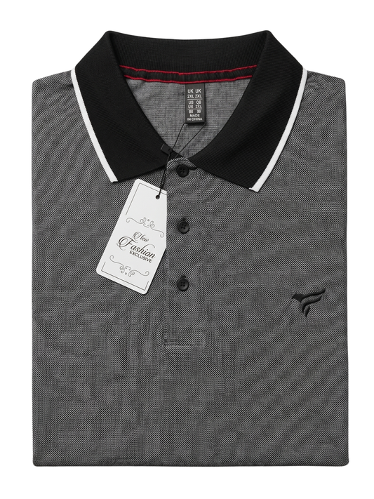 Black Bird Eye P.Q Polo Shirt
