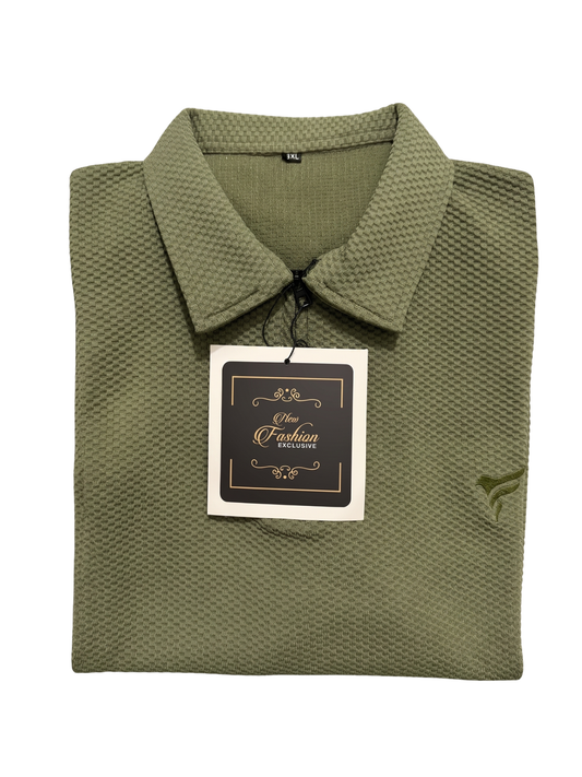 Pack of 2 Thermal Half Zipper Polo | Summer Fit