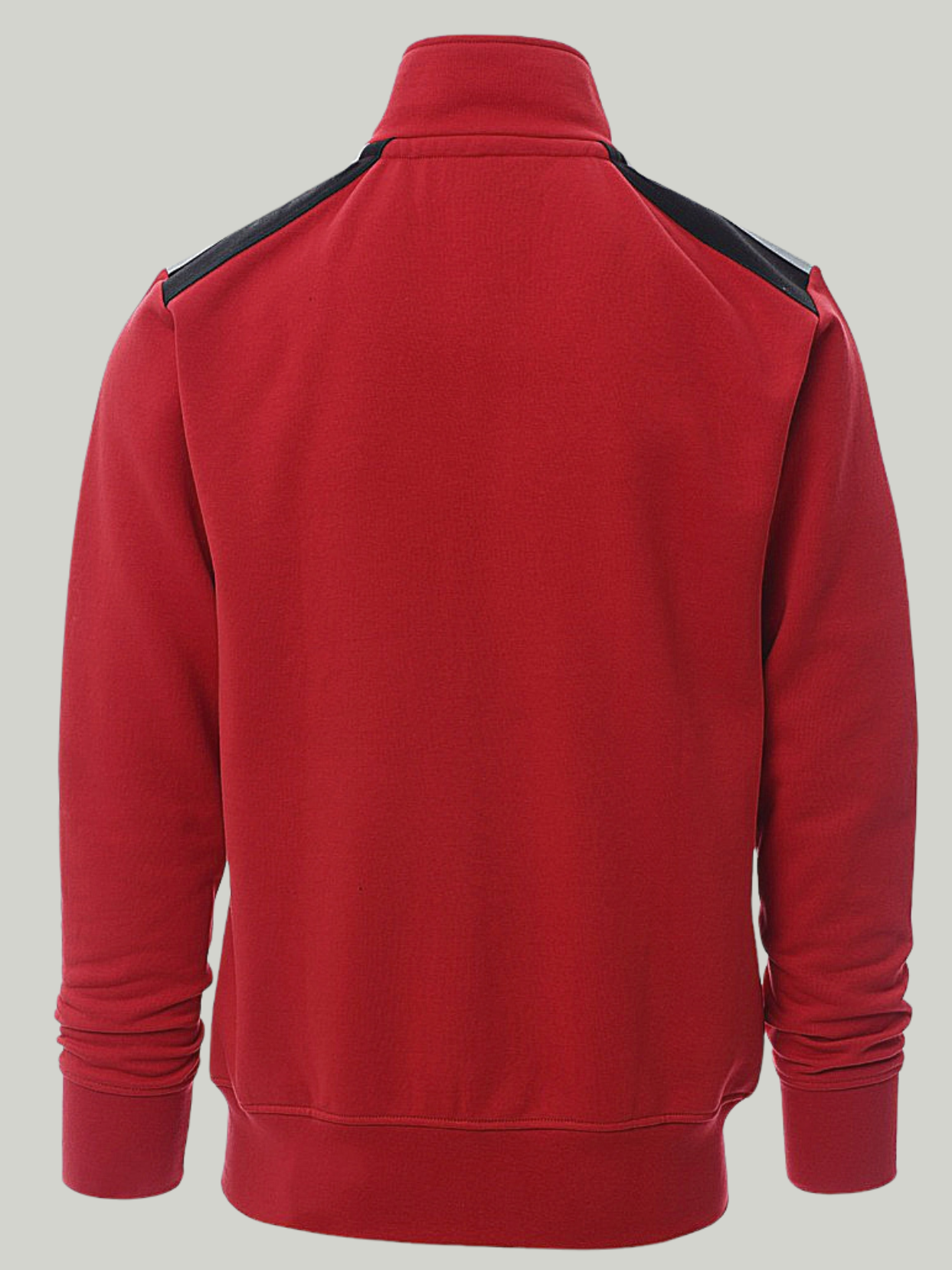 Fashion Red payper Mock Neck zipper