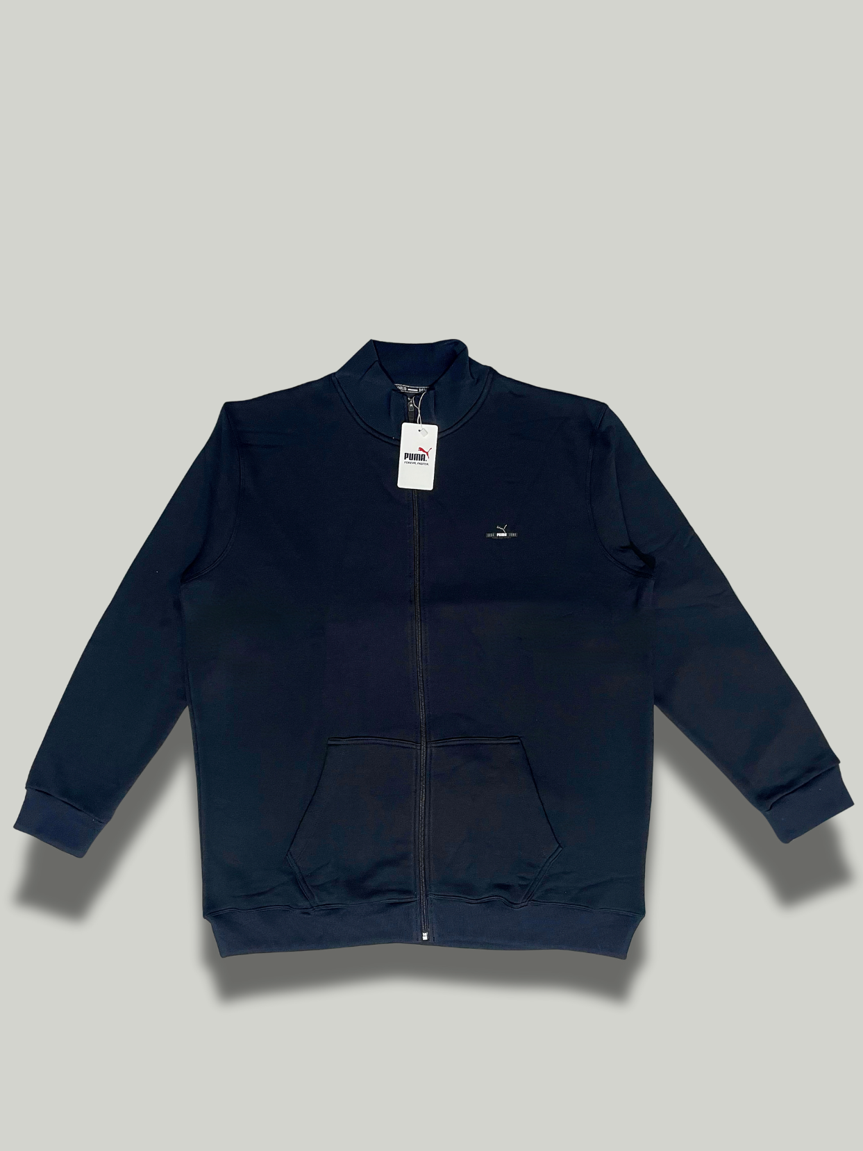 Dark Blue full Mock Zipper