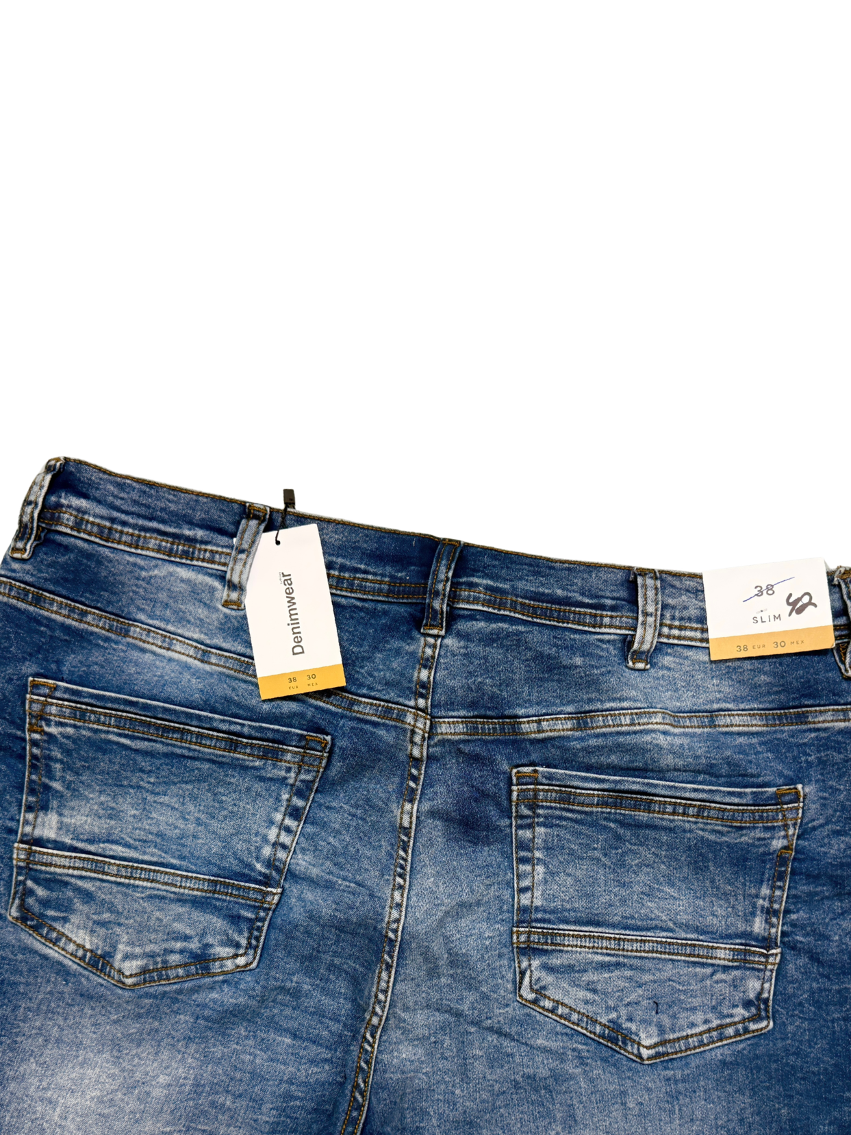 Denim Blue Cotton Jeans Pant