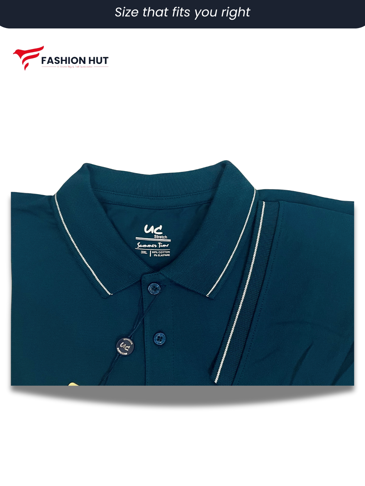 UC Plain Polo Zinc | Summer Fit