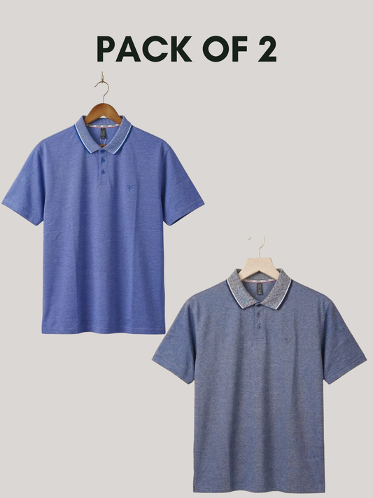 Pack of 2 Bird Eye P.Q Polo Shirt