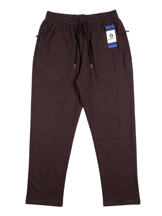 Chocolate Brown Pk Polo Fabric Trousers| Big Size | Summer Edition