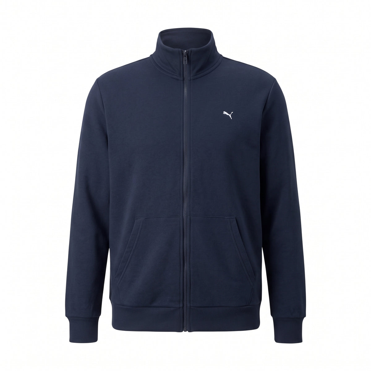 Navy Blue full Mock Zipper
