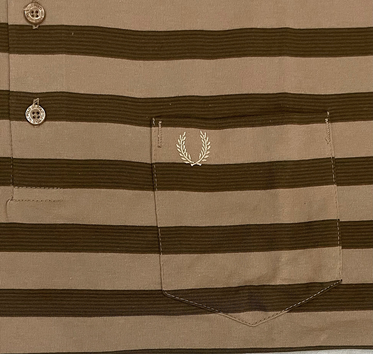 UC Polo Stripers Brown with Dark Brown lines | Summer Fit