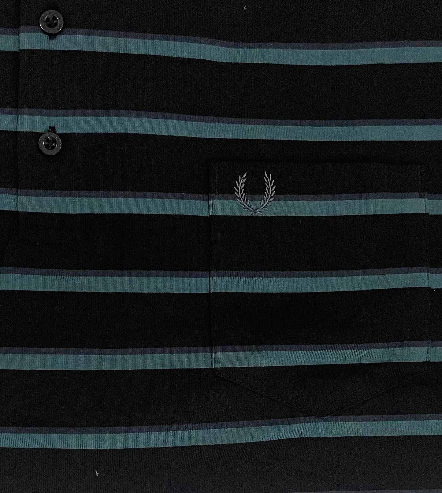 UC Polo Stripers Dark Black with Blue lines | Summer Fit