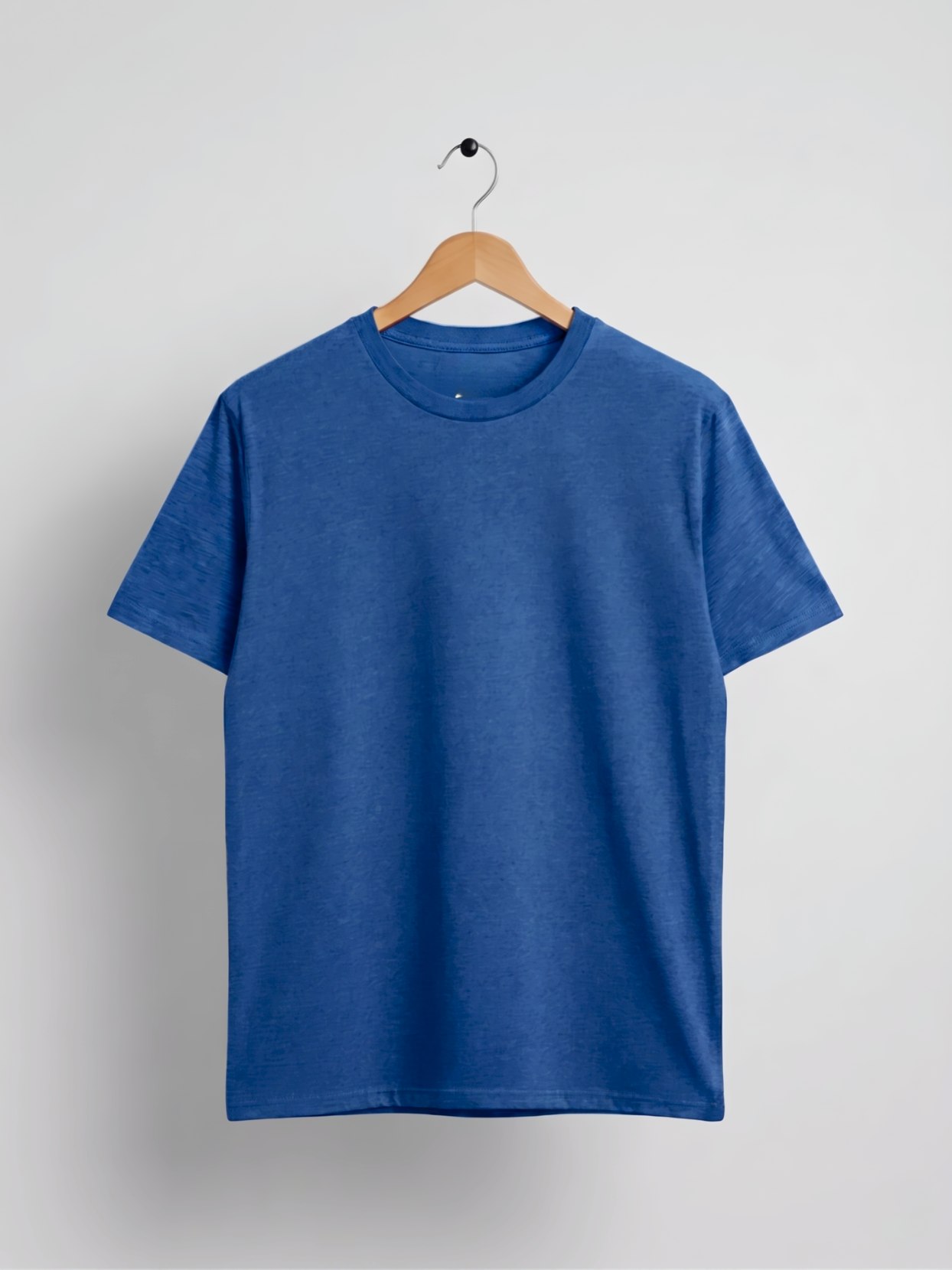 Royal Blue Soft Jersey Round Neck T-shirt
