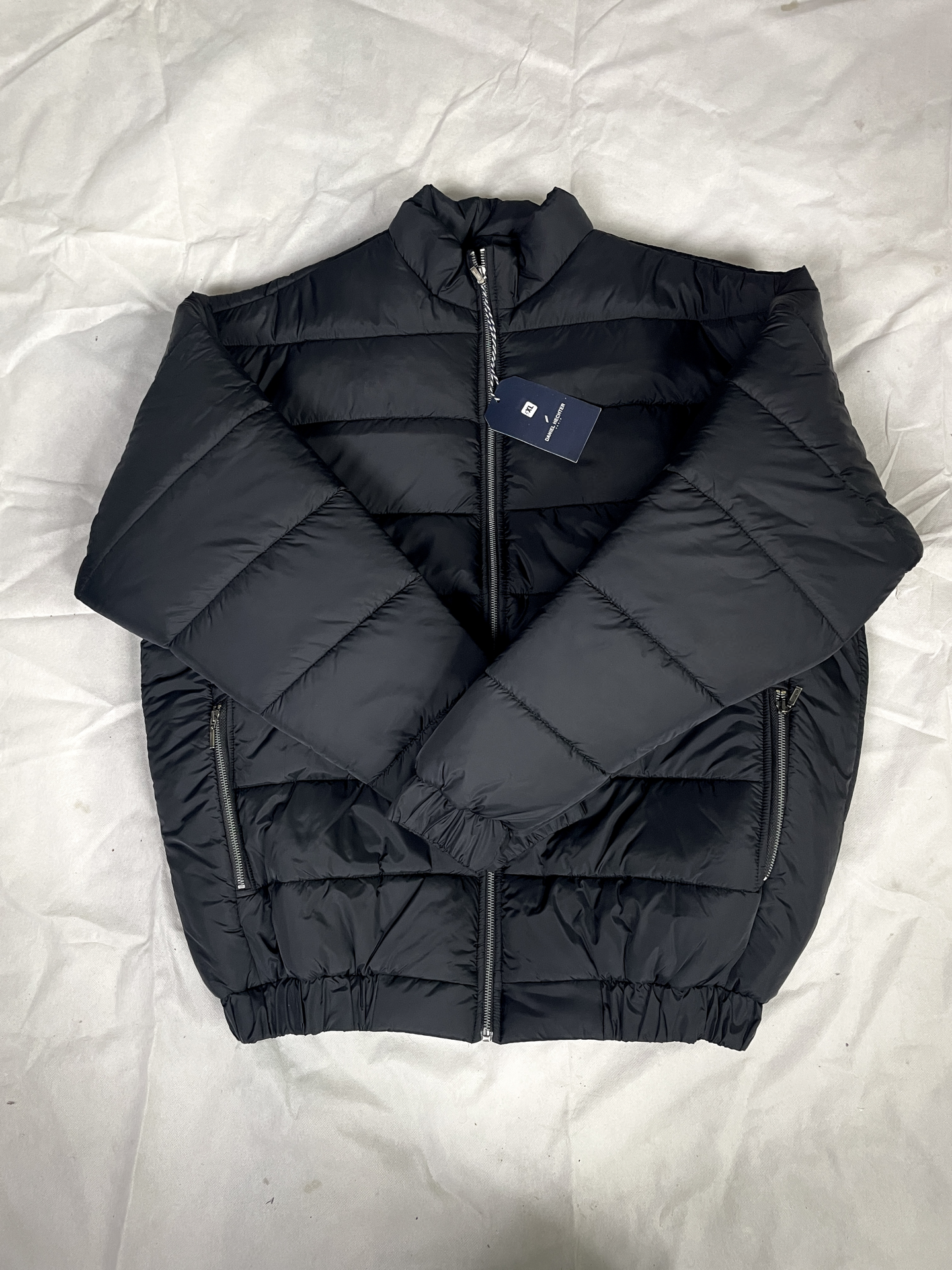 Black Full Sleeve Parachute jacket