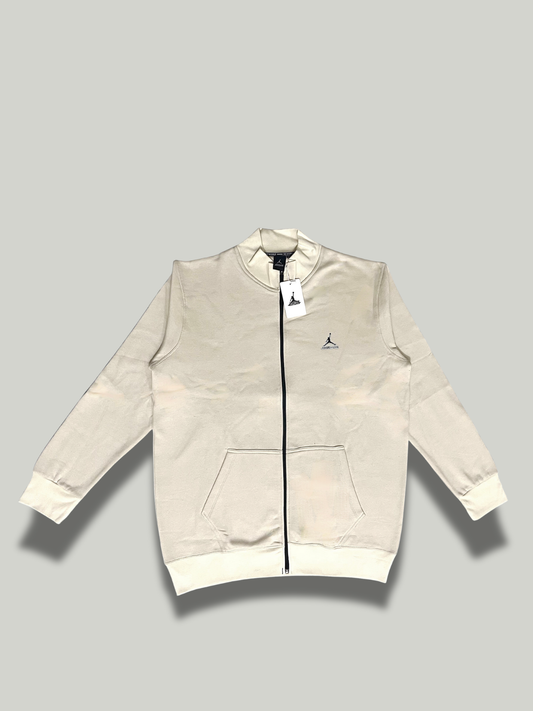 Beige full Mock Zipper