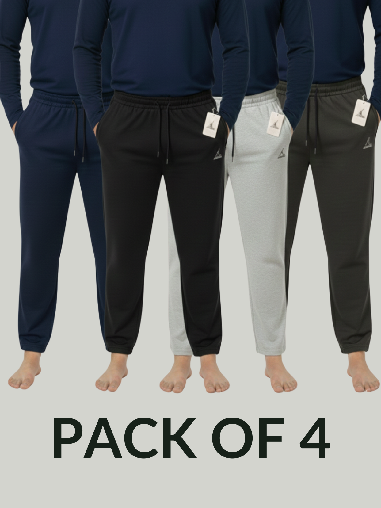 Pack of 4 Premium Fleece Trousers | Winter Edition