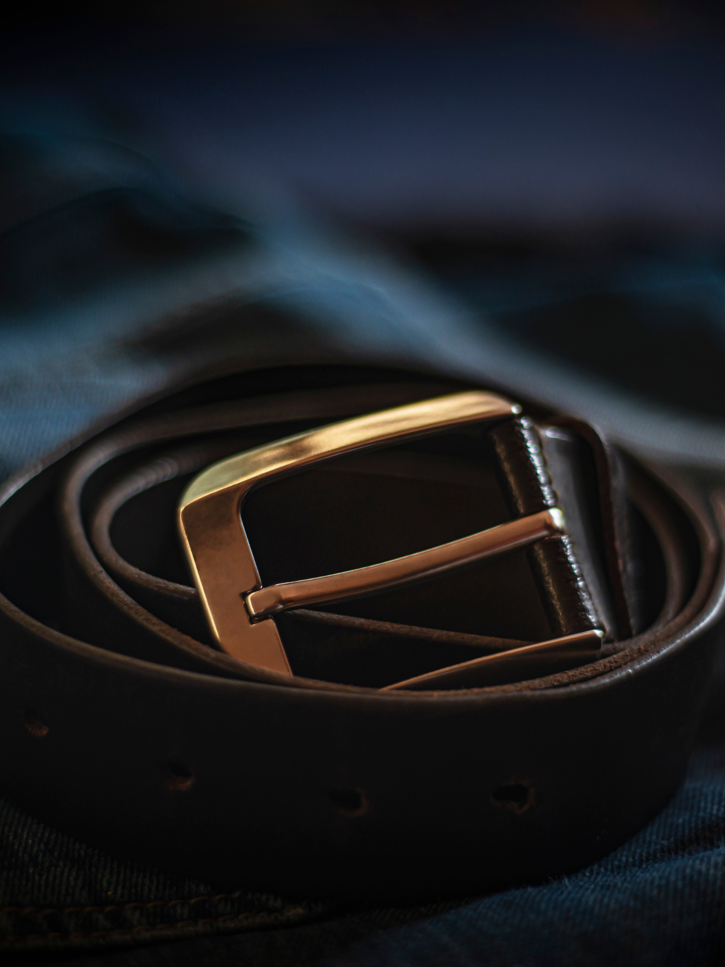 Brwon Cow Leather Belt