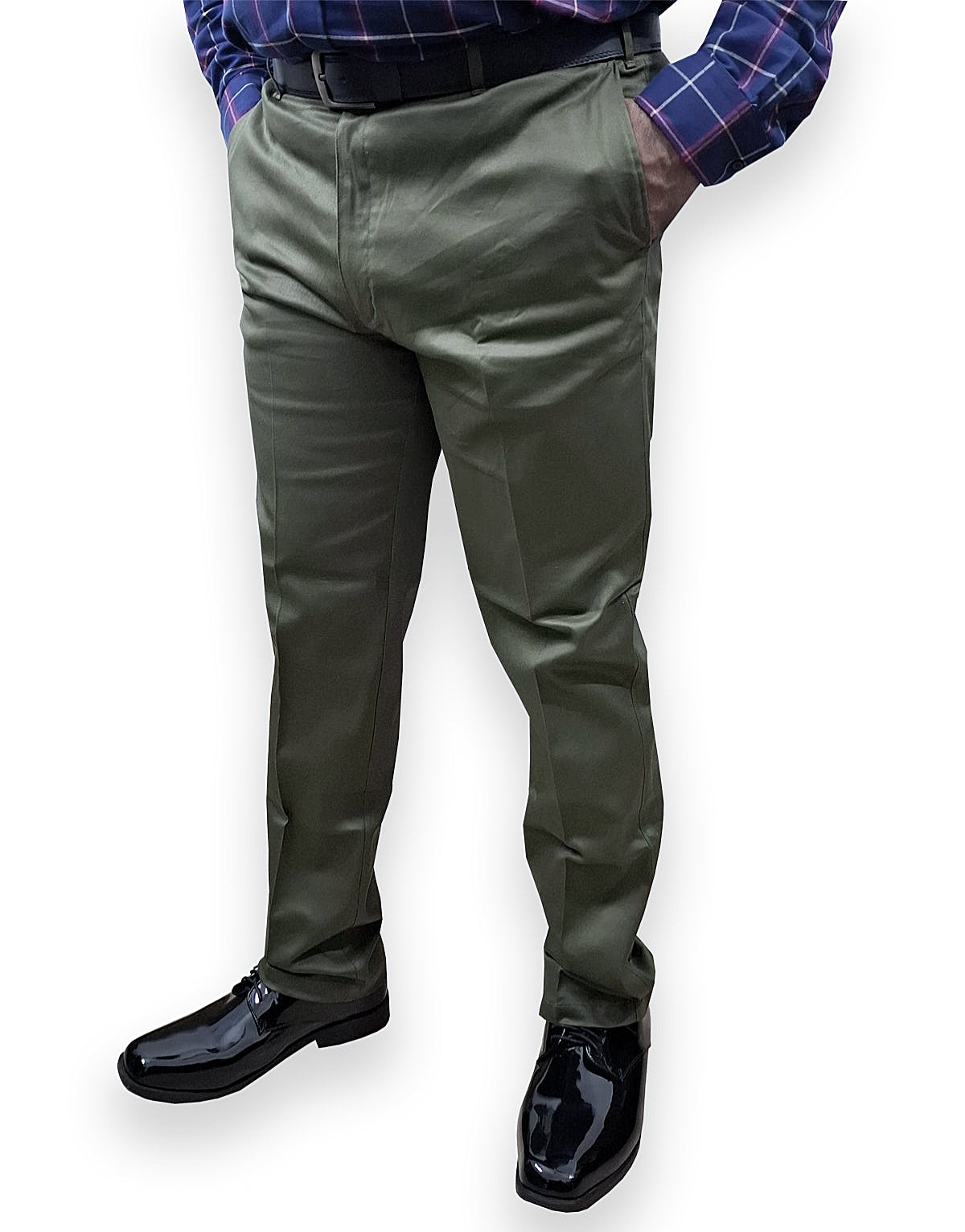 Soft Stretchable Olive Green Cotton jeans