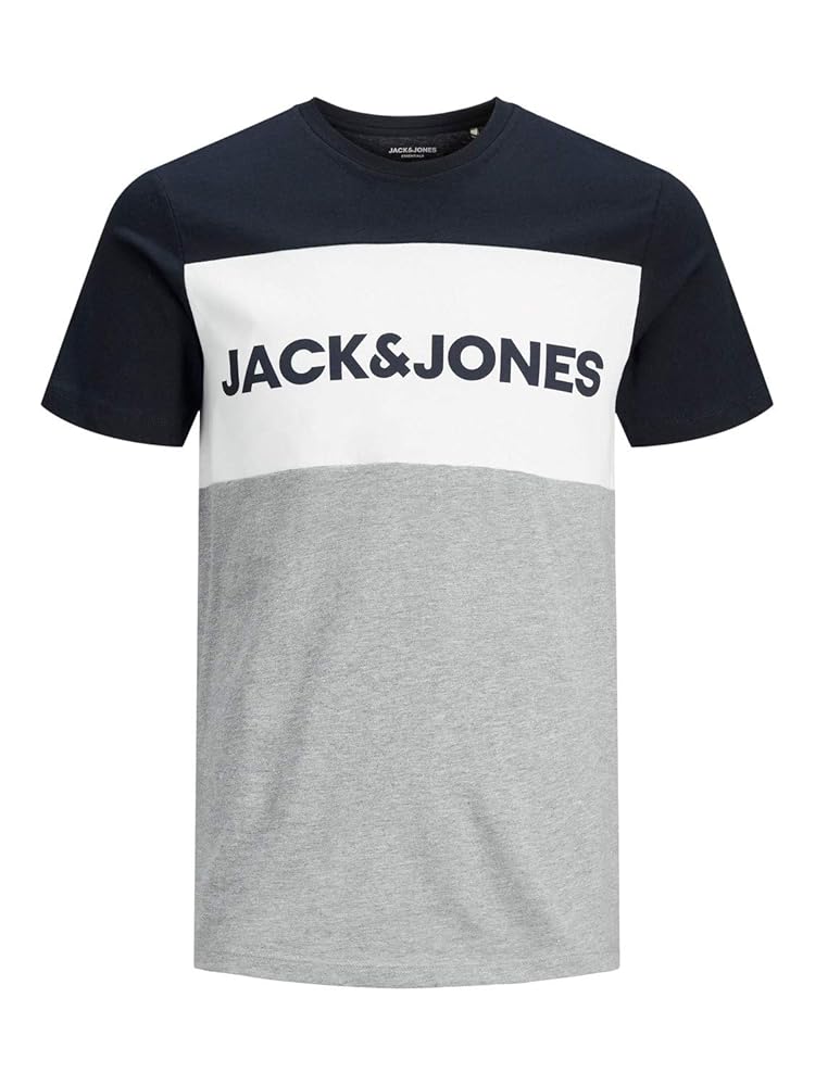 Pack of 4 JACK & JONES | 100% ORIGINAL T-SHIRT | PANEL STYLE