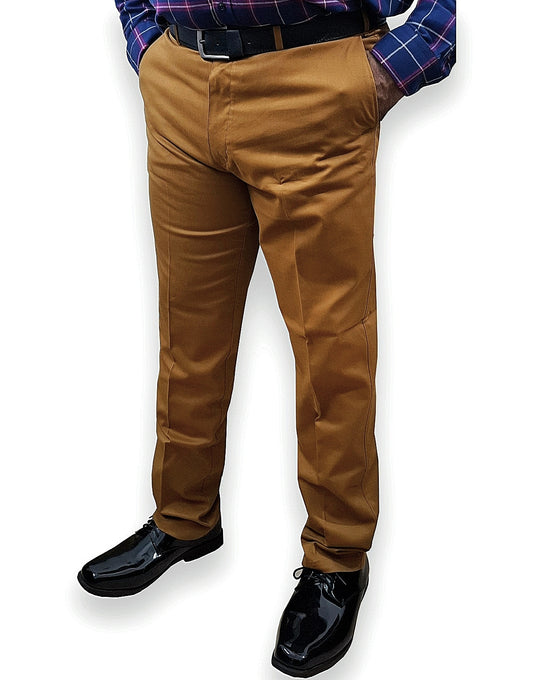 Soft Stretchable camel Cotton Pant