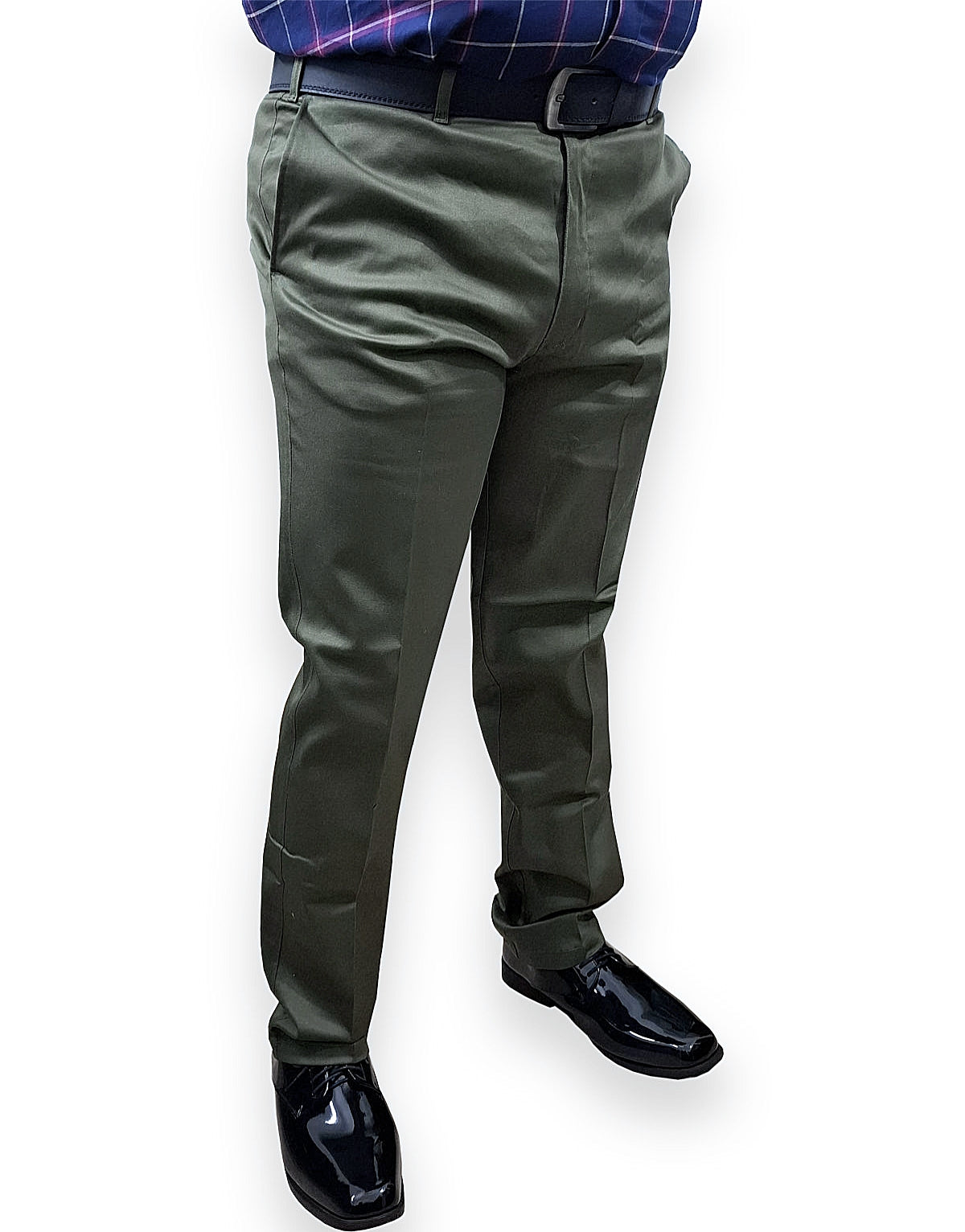 Soft Stretchable Olive Green Cotton jeans