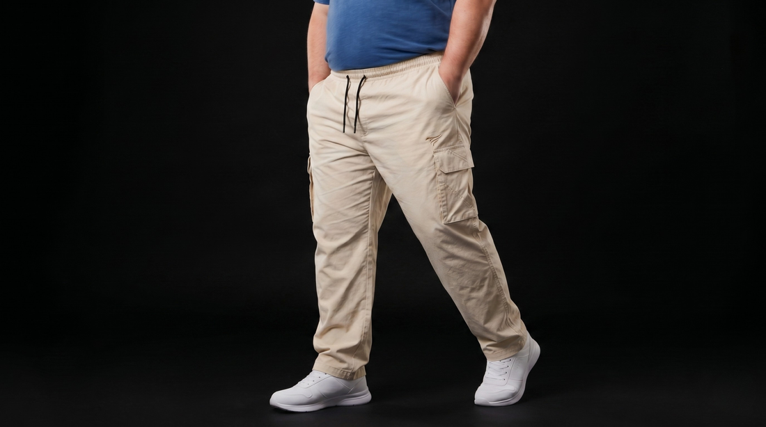 Plus Size Cargo Trousers,Must-Have for Every Man's Wardrobe