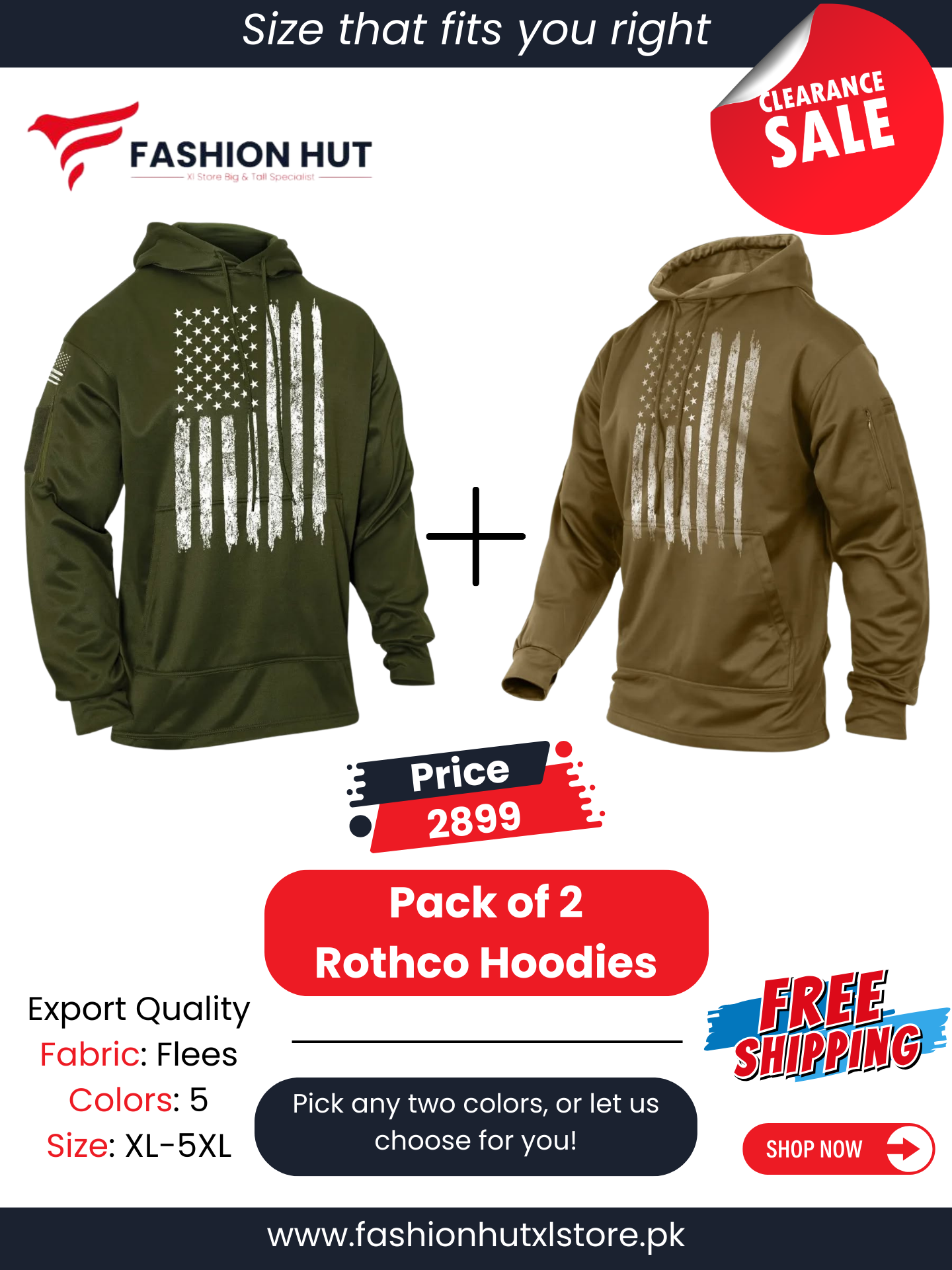 Rothco's Zipper/Hoodies