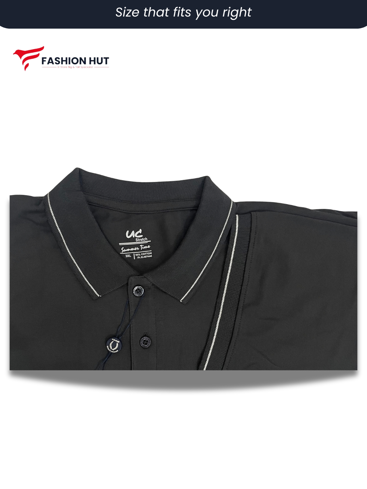 UC Plain Polo Grey | Summer Fit