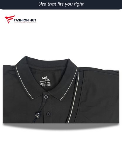 UC Plain Polo Grey | Summer Fit