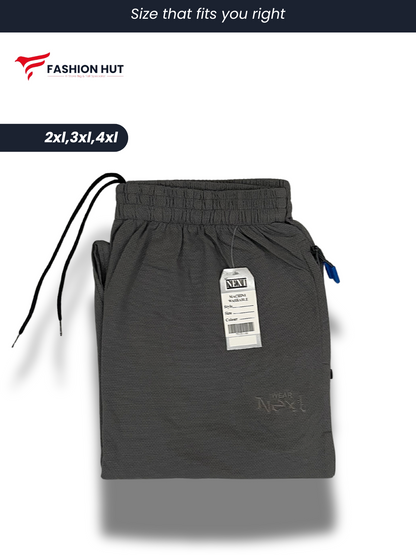 Polo Fabric Popcorn Smoke GREY Trouser Big Size