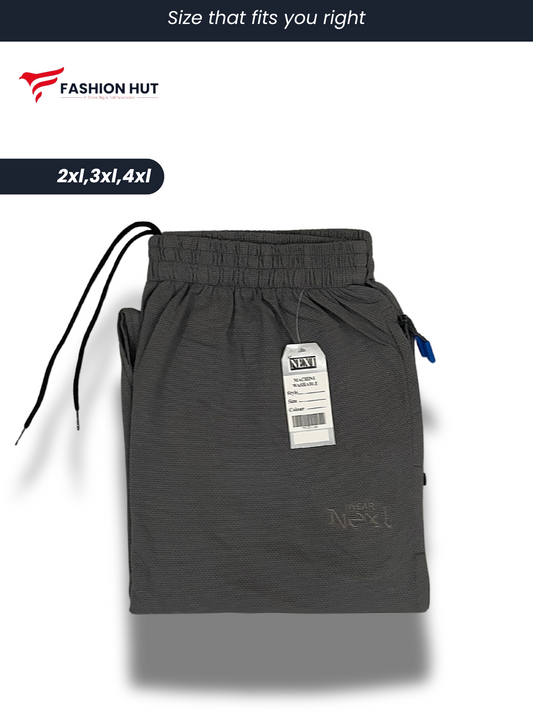 Polo Fabric Popcorn Smoke GREY Trouser Big Size