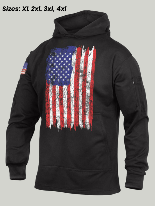 Sportswear Fleece Flag Black zipper