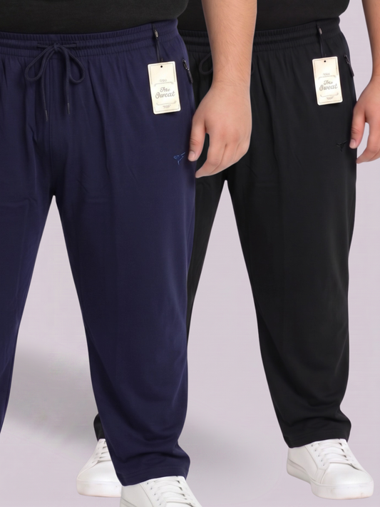 Pack of 2 Plain Cotton Jersey Trousers | Summer Edition