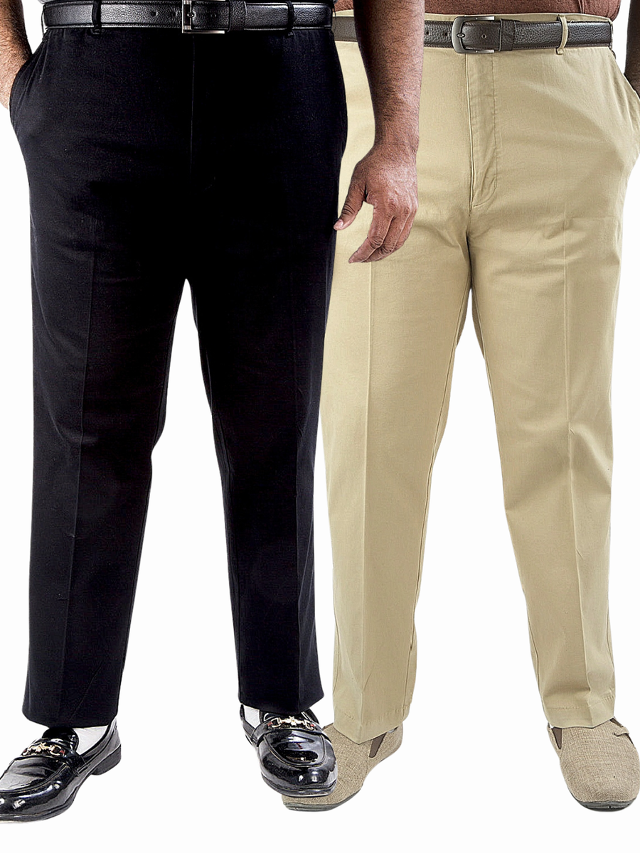 Pack of 2 Soft Stretchable Cotton Pants