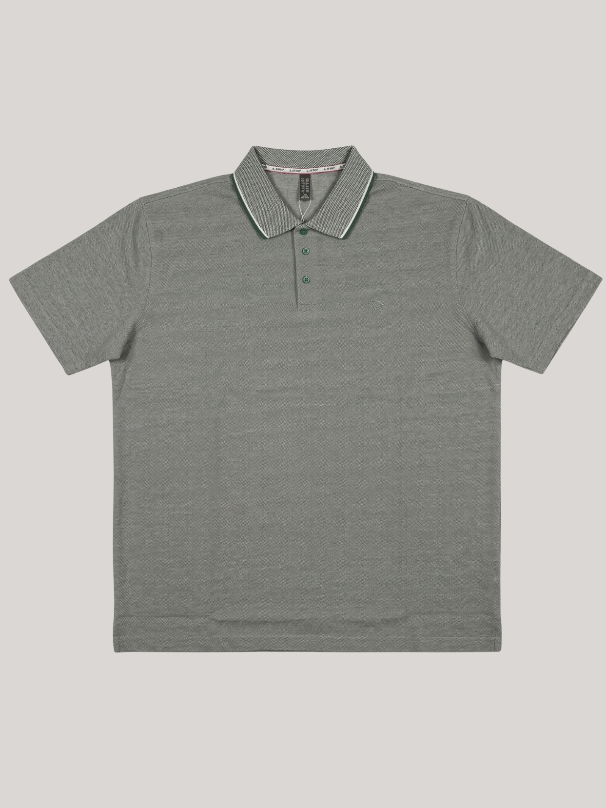 Olive Bird Eye P.Q Polo Shirt