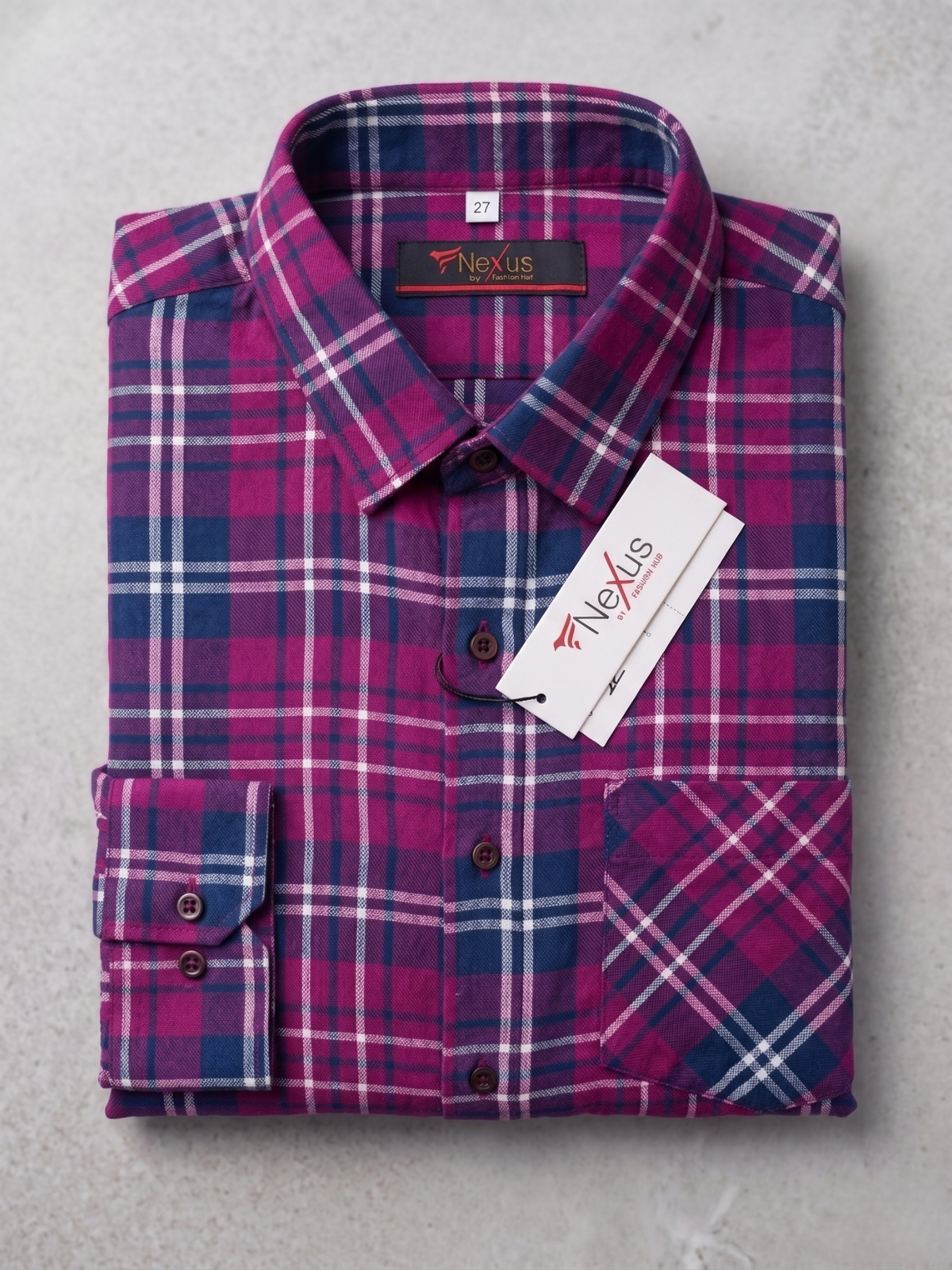 Blue Berry Matrix Shirt