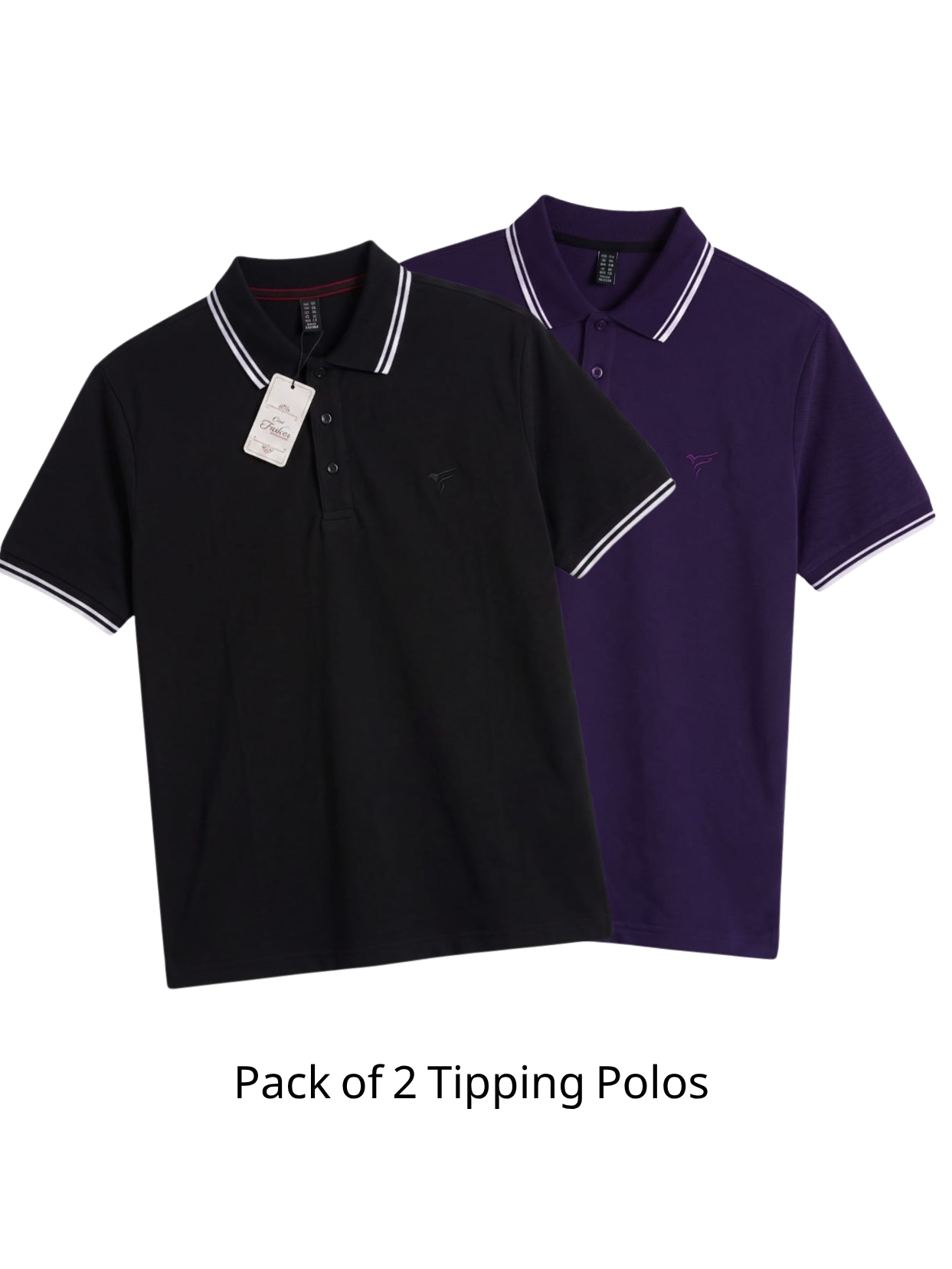 Pack of 2  Tipping Polo Shirt
