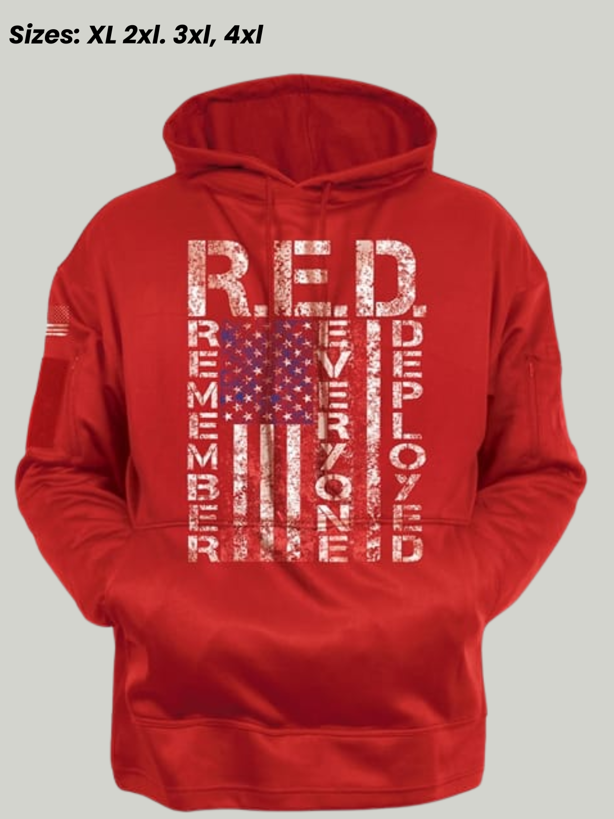 Sportswear Red Hoodie