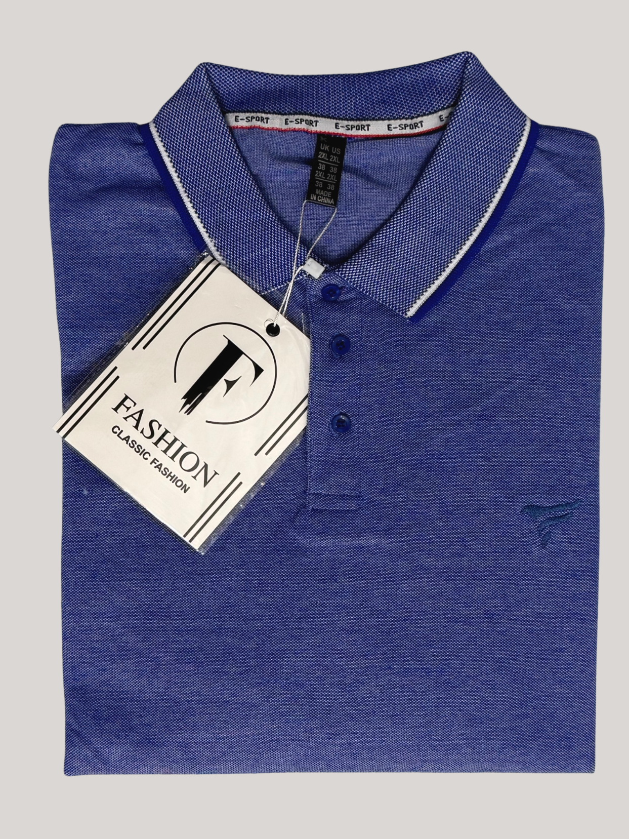 Royal Blue Bird Eye P.Q Polo Shirt