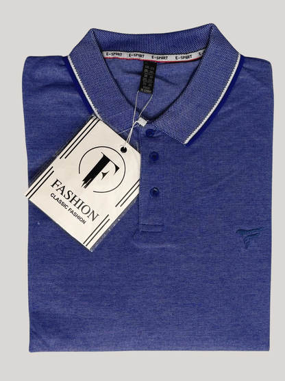 Royal Blue Bird Eye P.Q Polo Shirt