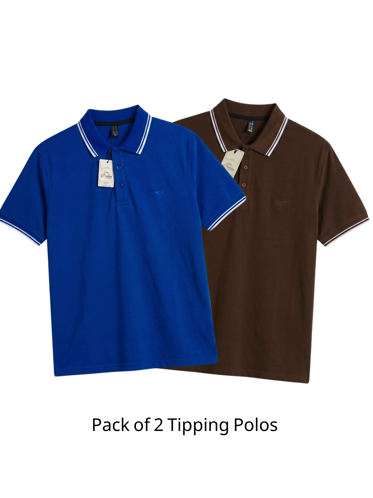 Pack of 2  Tipping Polo Shirt