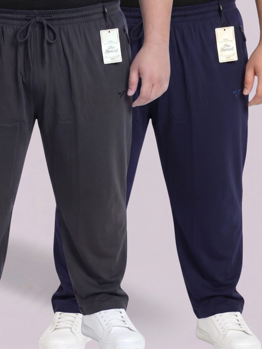 Pack of 2 Plain Cotton Jersey Trousers | Summer Edition