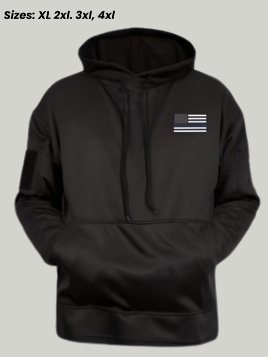 Sportswear Fleece Black Hoodie