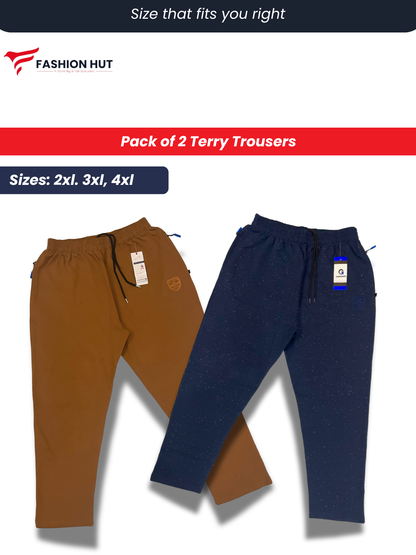Pack of 2 Terry Trousers
