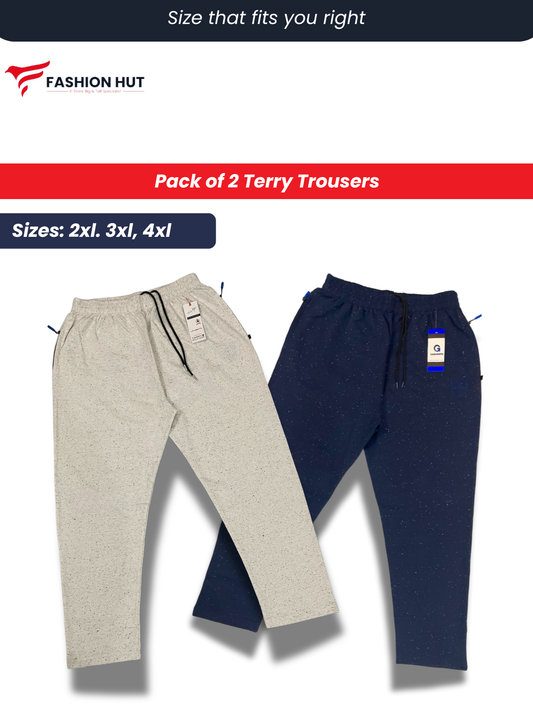 Pack of 2 Terry Trousers
