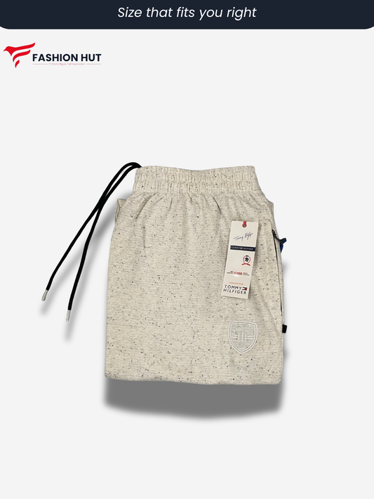 White Terry Trousers