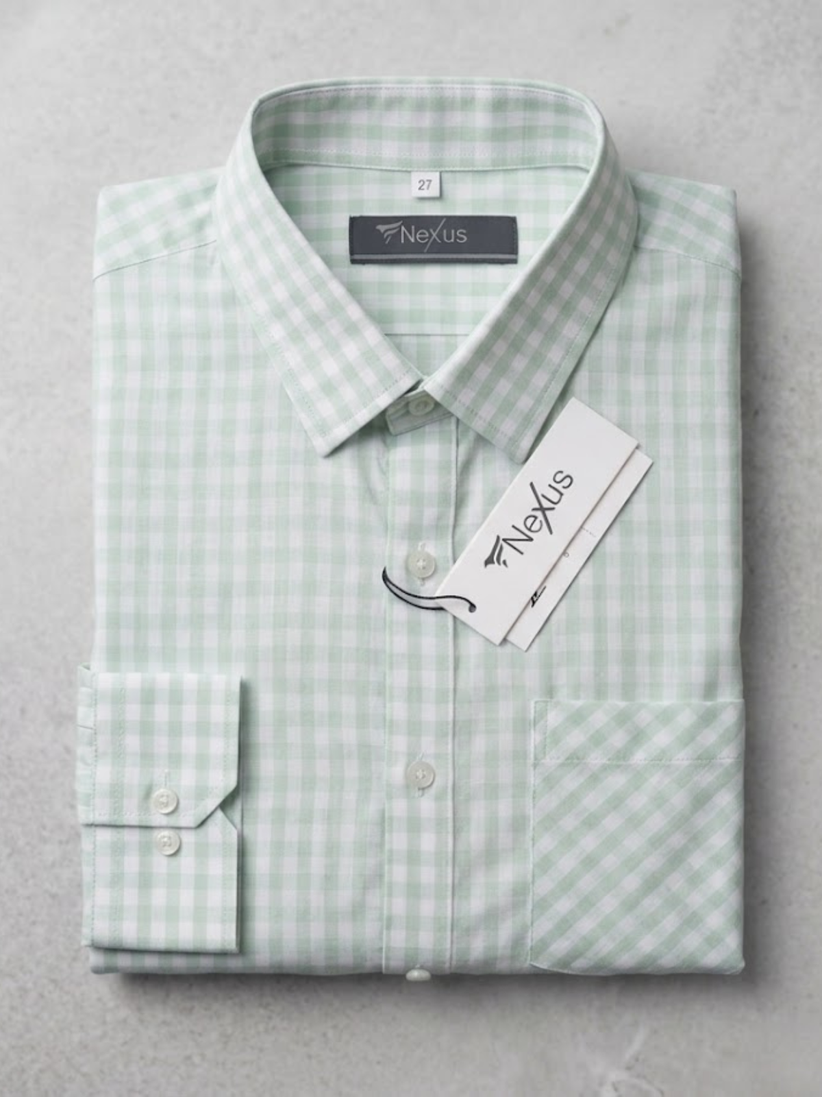 Apple Green Checkered Shirt