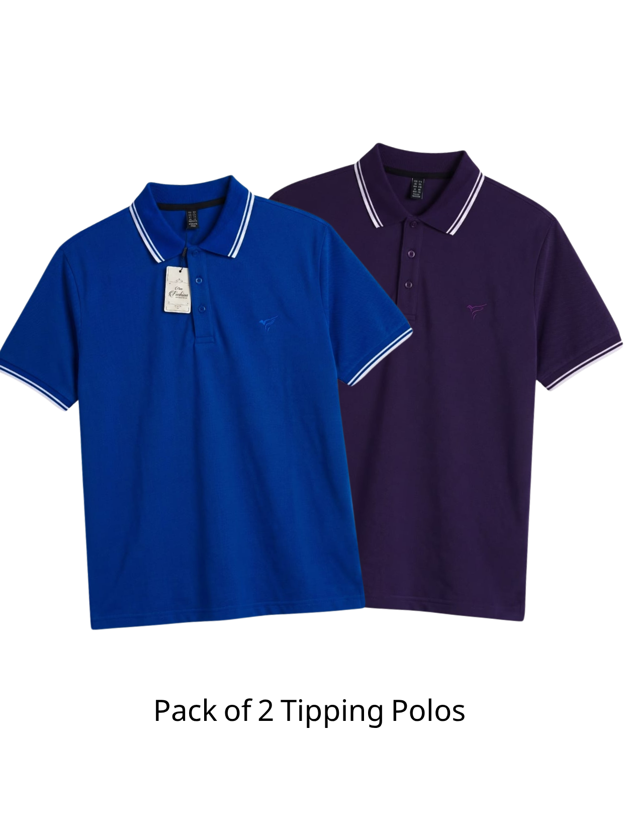 Pack of 2  Tipping Polo Shirt